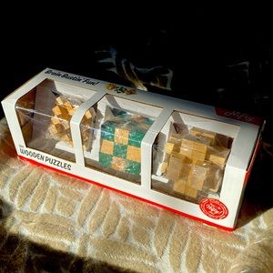 Nifty 3 piece wooden puzzles